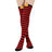 Plusock Halloween Pumpkin Thigh High Socks (3 Pairs) - A - One Size - image 0