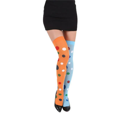 Plusock Halloween Sweetheart Stripe Thigh High Socks (3 Pairs) - B - One Size - image 1