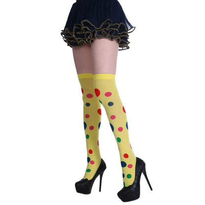 Plusock Halloween Sweetheart Stripe Thigh High Socks (3 Pairs) - C - One Size - image 2