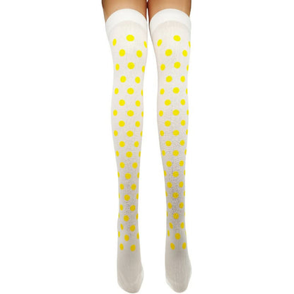 Plusock Haloween Sheer Polka Dot Thigh High Socks (3 Pairs) - H - One Size - image 6