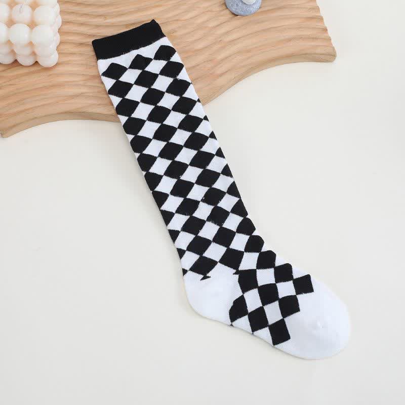 Plusock Varsity Stripe Thigh High Socks (3 Pairs) - C - EU36-43 (US3-9) - image 2
