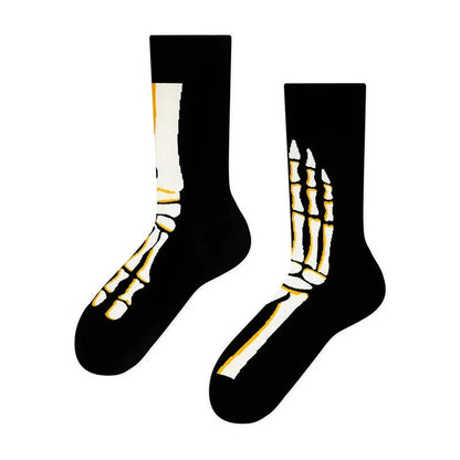 Plusock Halloween Print Crew Socks (4 Pairs) - C - EU36-43 (US3-9) - image 6