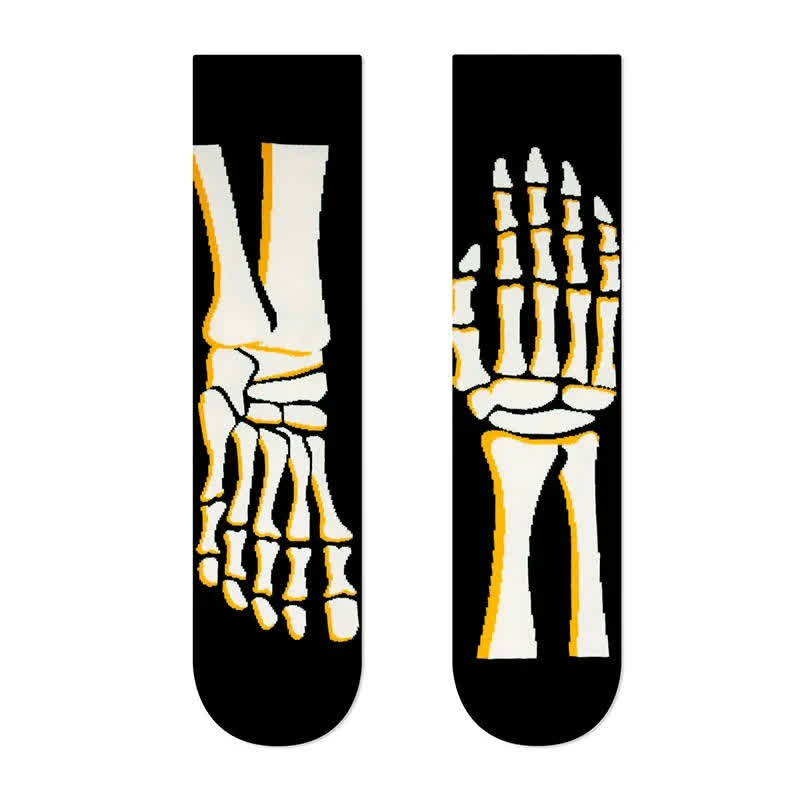 Plusock Halloween Print Crew Socks (4 Pairs) - image 9