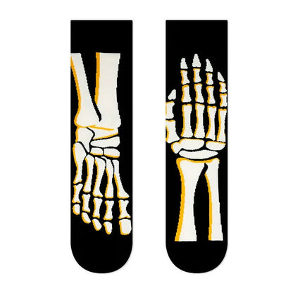 Plusock Halloween Print Crew Socks (4 Pairs) - image 9