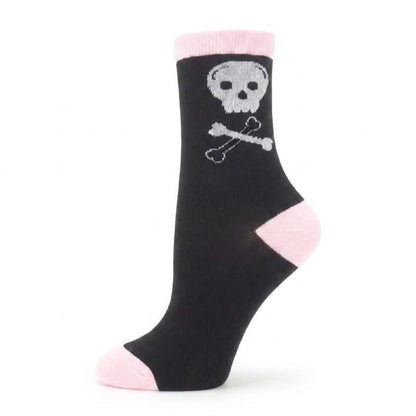 Plusock Halloween Pink Skull Crew Socks (5 Pairs) - C - EU36-43 (US3-9) - image 3