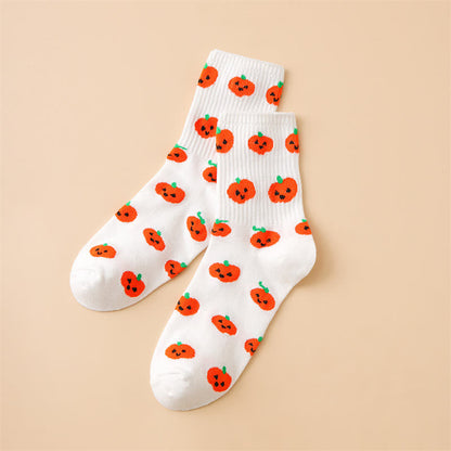 Plusock Halloween Print Quarter Socks (3 Pairs) - B - EU36-43 (US3-9) - image 2