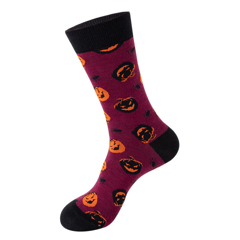 Plusock Halloween Moon Witch Crew Socks (4 Pairs) - D - EU36-43 (US3-9) - image 4