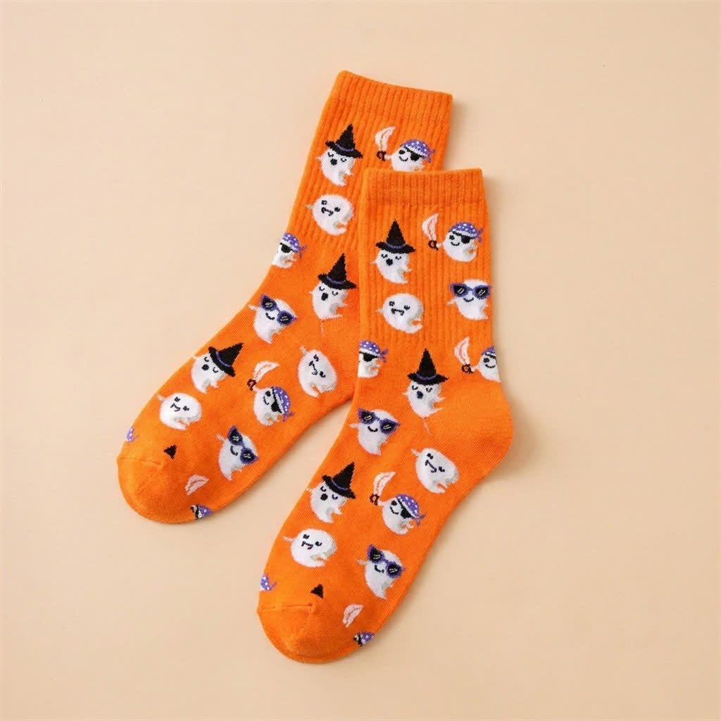 Plusock Halloween Print Quarter Socks (3 Pairs) - D - EU36-43 (US3-9) - image 4