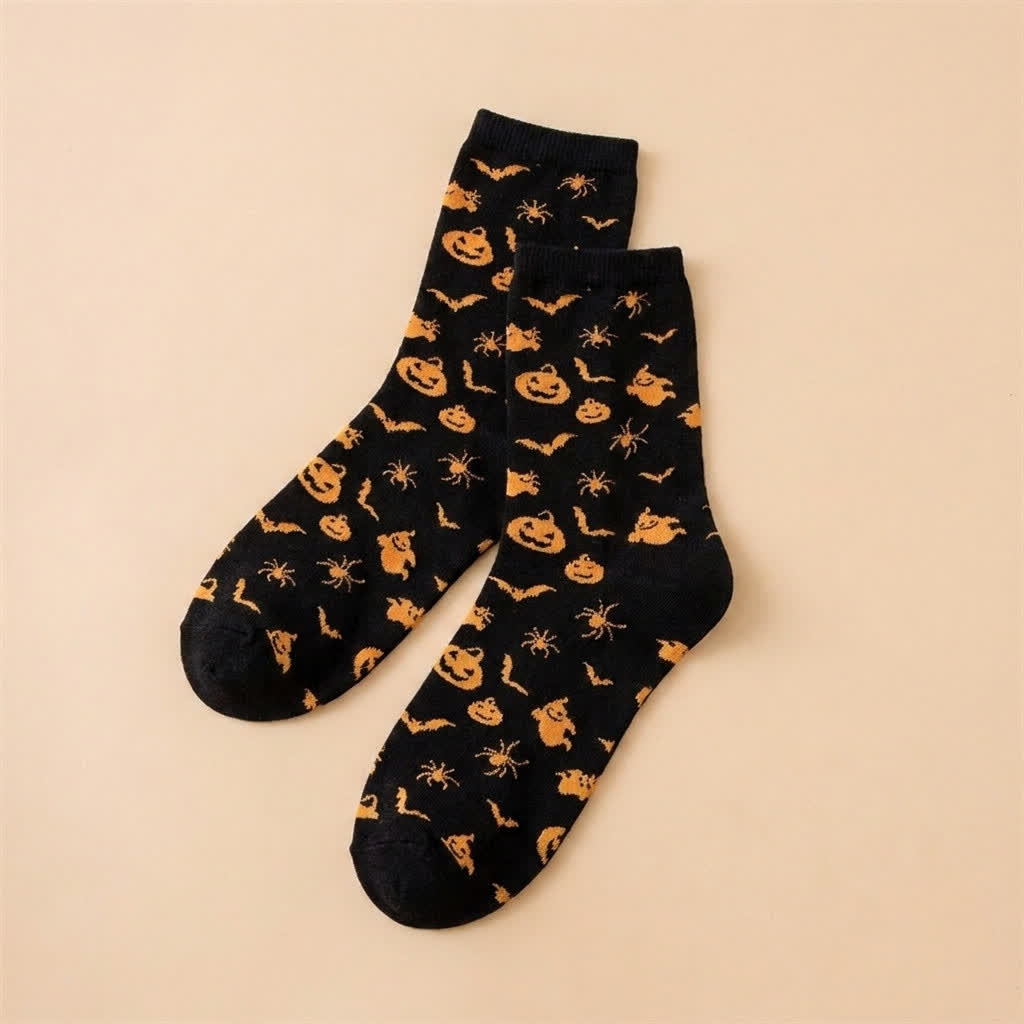 Plusock Halloween Print Quarter Socks (3 Pairs) - E - EU36-43 (US3-9) - image 5