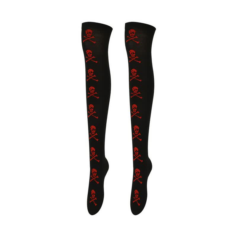 Plusock Halloween Fun Over Knee Thigh Socks (4 Pairs) - B - EU36-43 (US3-9) - image 2