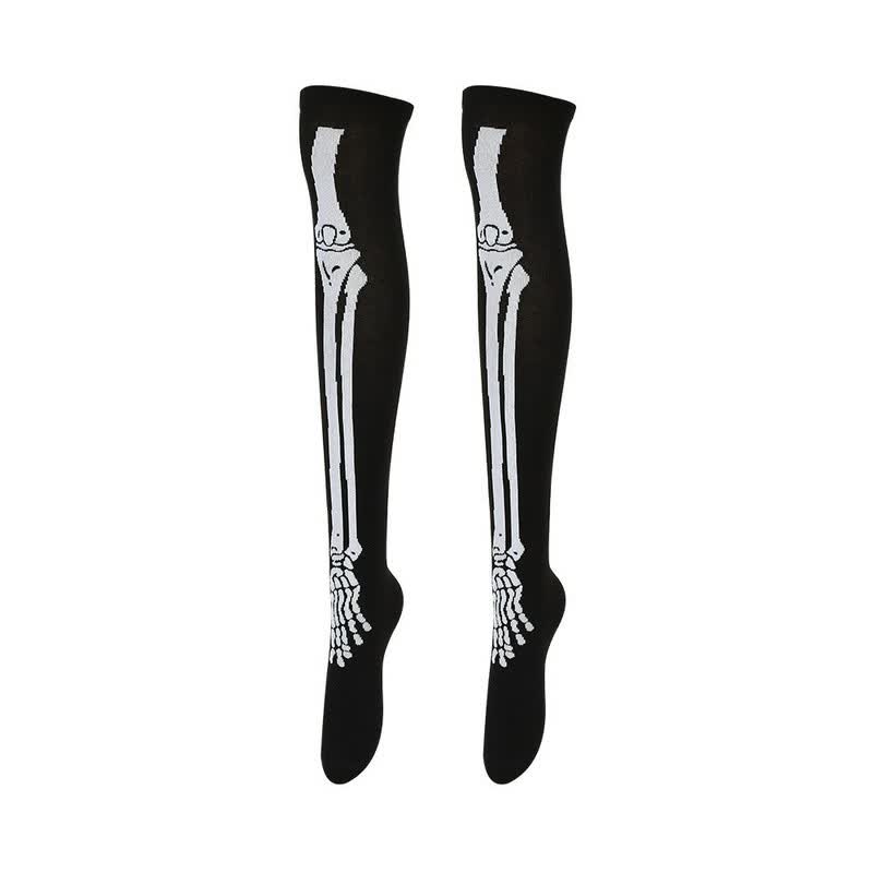 Plusock Halloween Party Over Knee Thigh Socks (4 Pairs) - D - EU36-43 (US3-9) - image 4