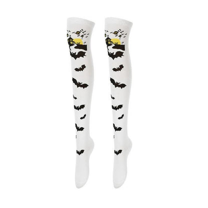 Plusock Halloween Party Over Knee Thigh Socks (4 Pairs) - B - EU36-43 (US3-9) - image 2