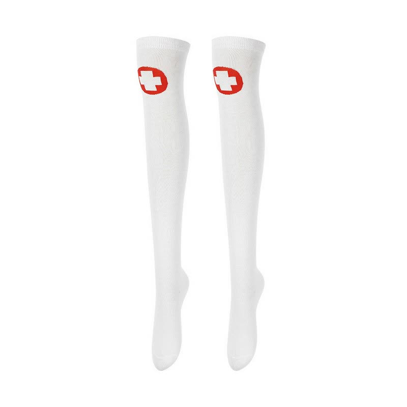 Plusock Halloween Bold Over Knee Thigh Socks (4 Pairs) - D - EU36-43 (US3-9) - image 4