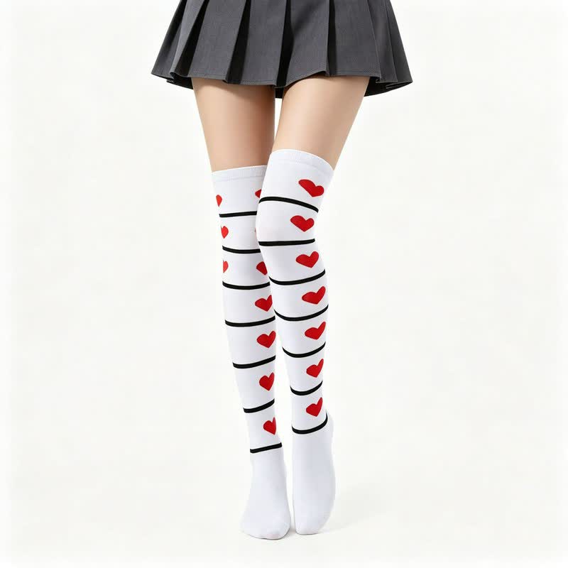 Plusock Halloween Bold Over Knee Thigh Socks (4 Pairs) - E - EU36-43 (US3-9) - image 5