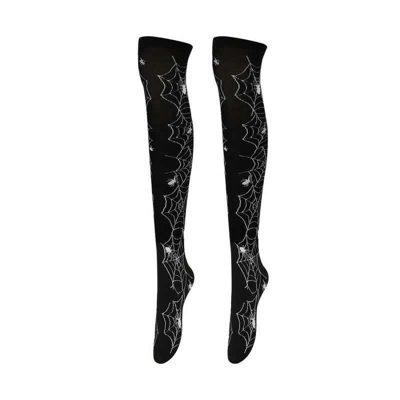 Plusock Halloween Bold Over Knee Thigh Socks (4 Pairs) - B - EU36-43 (US3-9) - image 2