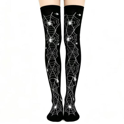 Plusock Halloween Bold Over Knee Thigh Socks (4 Pairs) - F - EU36-43 (US3-9) - image 6