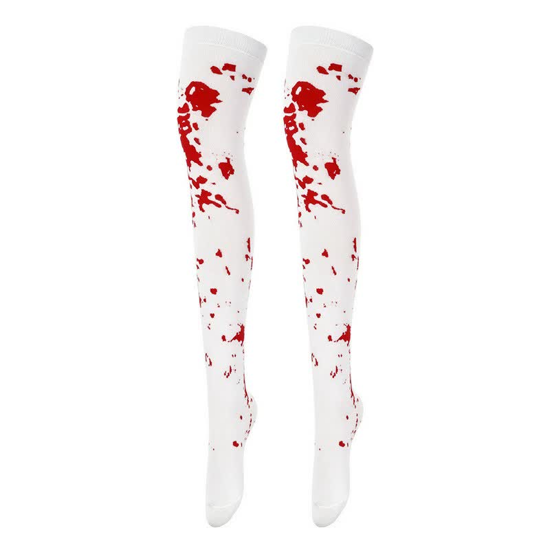 Plusock Halloween Bold Over Knee Thigh Socks (4 Pairs) - C - EU36-43 (US3-9) - image 3
