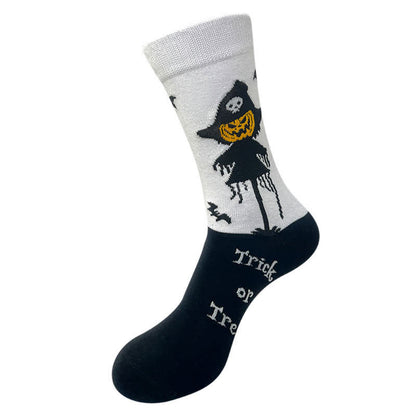 Plusock Halloween Spider Web Print Crew Socks (5 Pairs) - D - EU36-43 (US3-9) - image 4