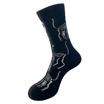 Plusock Halloween Spider Web Print Crew Socks (5 Pairs) - C - EU36-43 (US3-9) - image 3