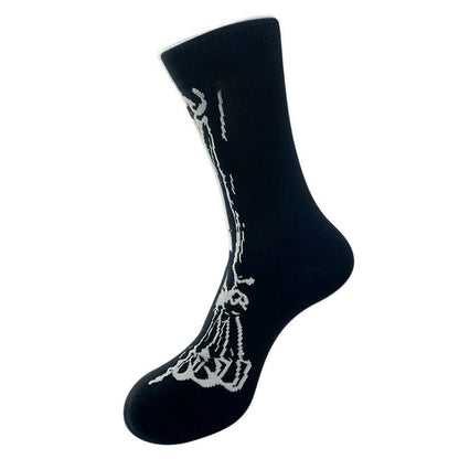 Plusock Halloween Spider Web Print Crew Socks (5 Pairs) - E - EU36-43 (US3-9) - image 5