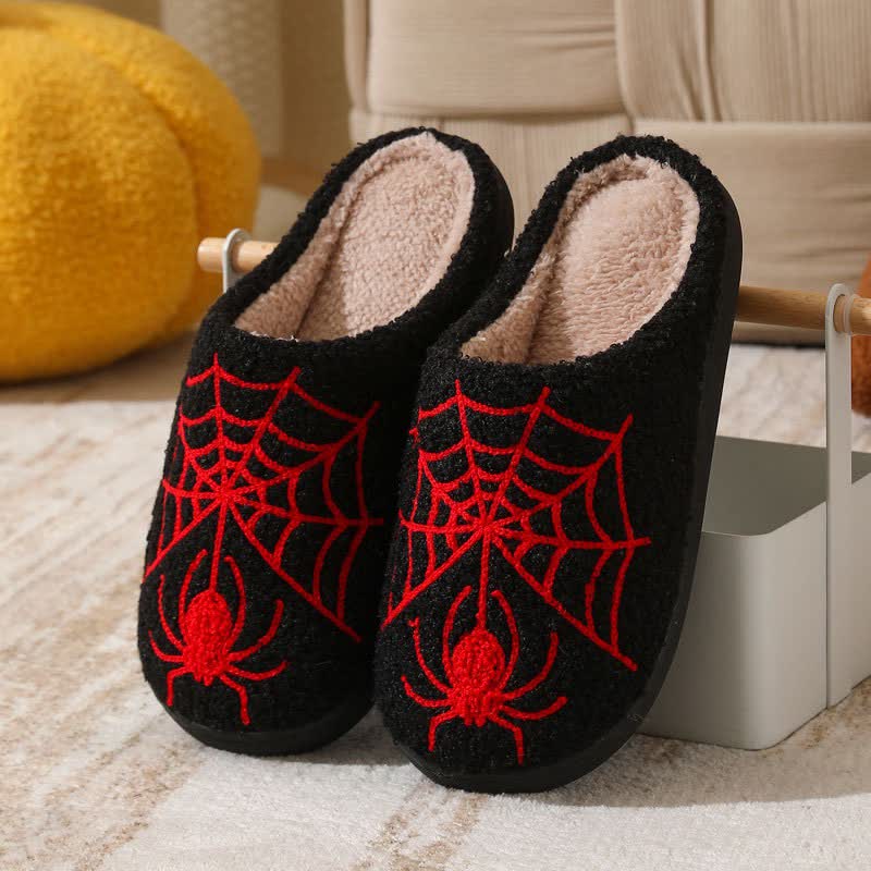 Plusock Halloween Witch Ghost Lantern Plush House Slippers - D - EU44-45(US10-11) - image 4