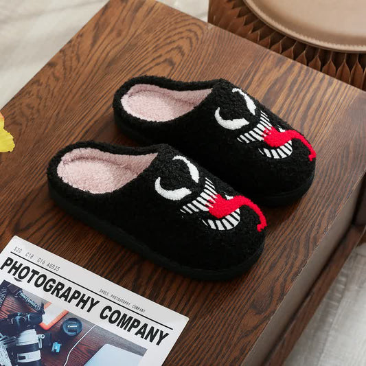 Plusock Halloween Night Party Warm Plush Slippers - A - EU 44-45(US10-11) - image 0