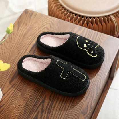 Plusock Halloween Autumn Season Indoor House Slippers - C - EU 44-45(US10-11) - image 2