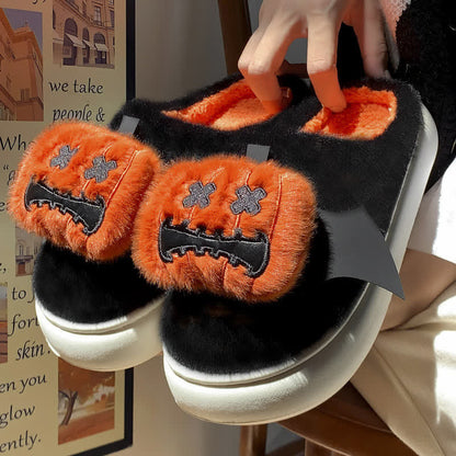 Plusock Halloween Fun Cute Monster Plush House Slippers - C - EU 40-41(US7-7.5) - image 3