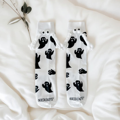 Plusock Ghost Magnetic Hand Holding Socks(4 Pairs) - image 4