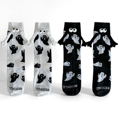 Plusock Ghost Magnetic Hand Holding Socks(4 Pairs) - image 1