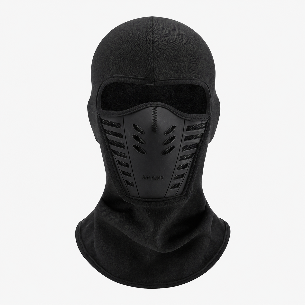 Plusock Tactical Fleece Windproof Face Mask - Black - One Size - image 1