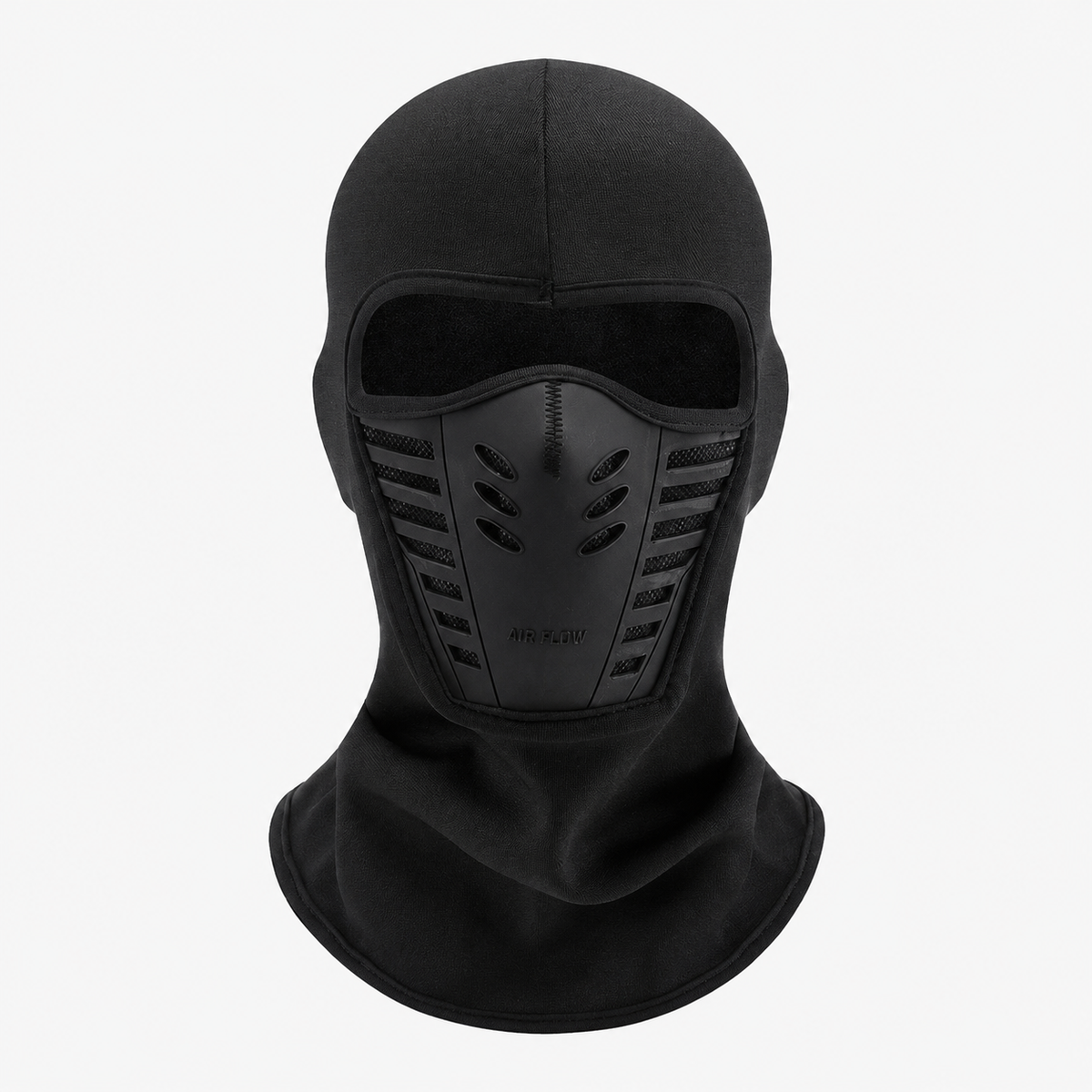 Plusock Tactical Fleece Windproof Face Mask - Black - One Size - image 1
