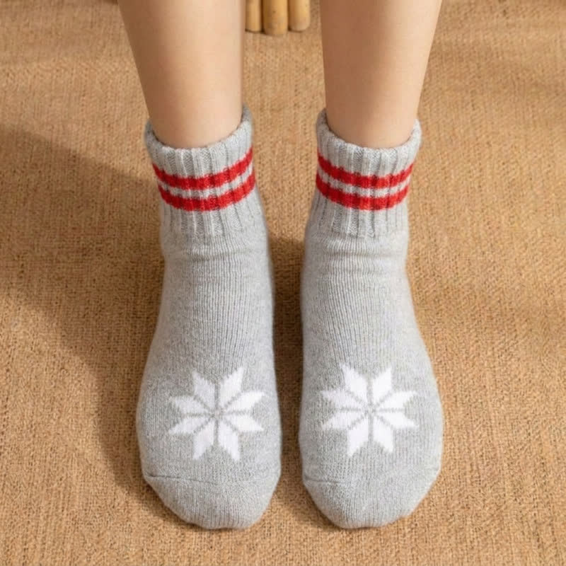 Plusock Green Polka Dot Anti-Slip House Slipper Socks - Grey - EU36-40(US3-7) - image 5