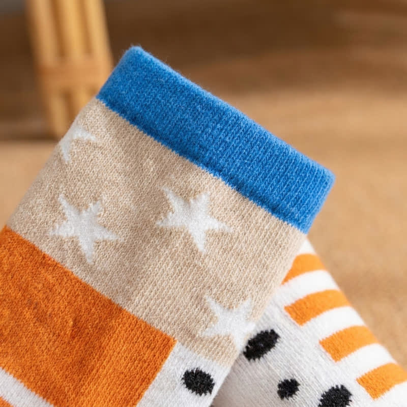Plusock Cartoon Character Tabi Socks (4 Pairs) - image 2