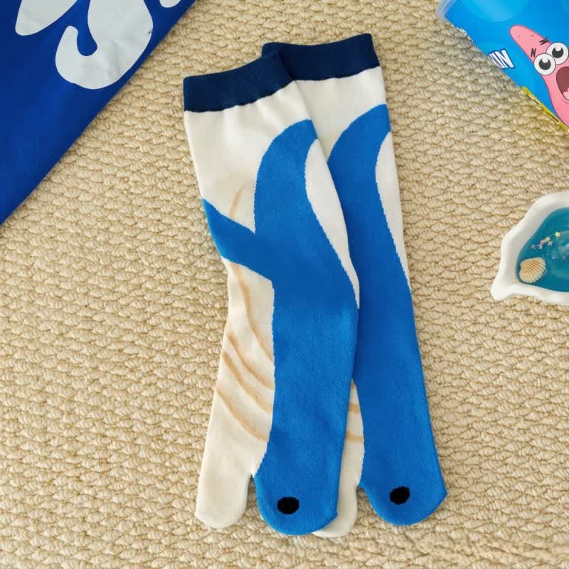 Plusock Japanese Style Cute Animal Split-Toe Tabi Socks (4 Pairs) - image 5