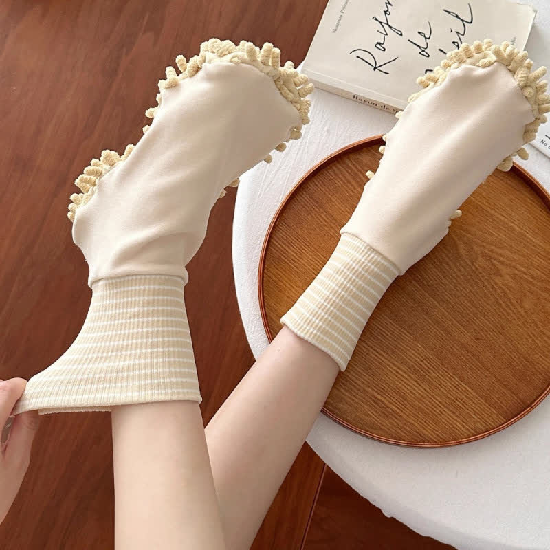 Plusock Microfiber Cleaning Dust Mop Slipper Socks (4 Pairs) - image 3