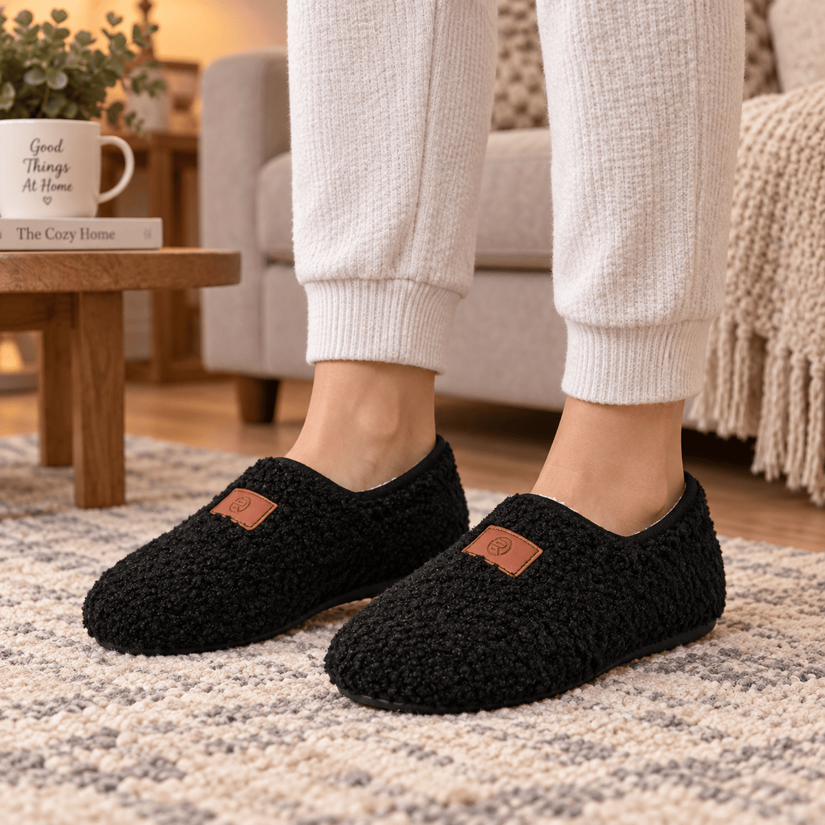 Plusock Plus Size Soft Home Slipper Socks - image 3