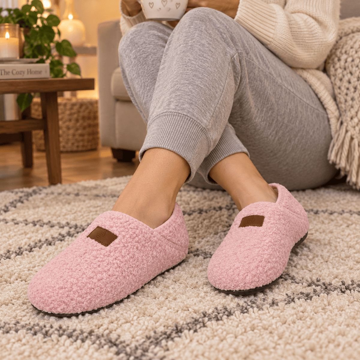 Plusock Plus Size Soft Home Slipper Socks - image 2