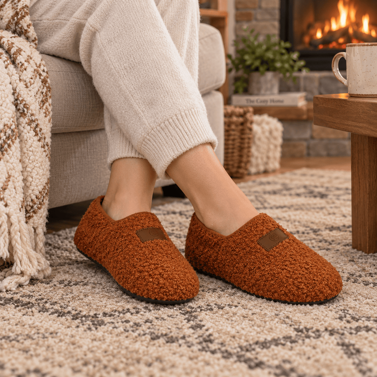 Plusock Plus Size Soft Home Slipper Socks - image 5