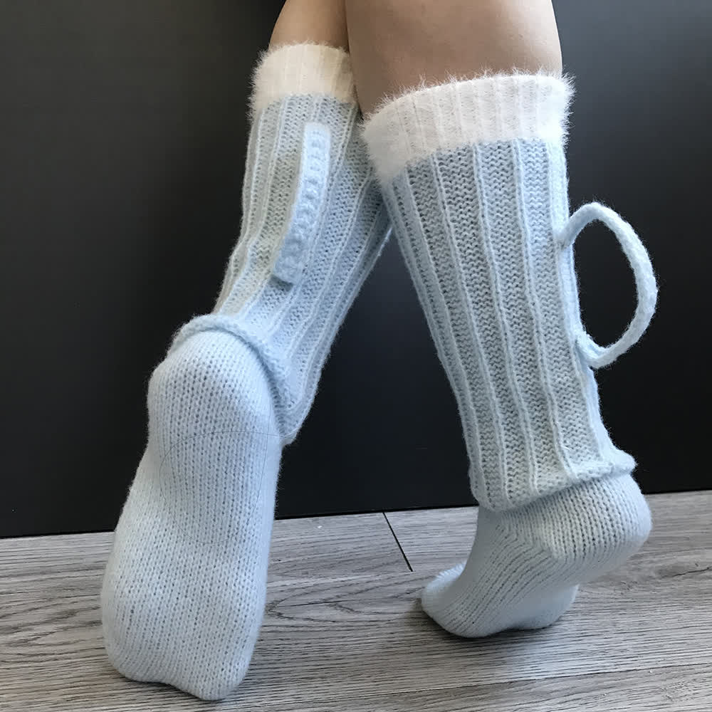 Plusock Cozy Beer Slipper Socks - image 4