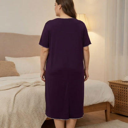 Plusock Elegant Bow Trim Loungewear - image 3