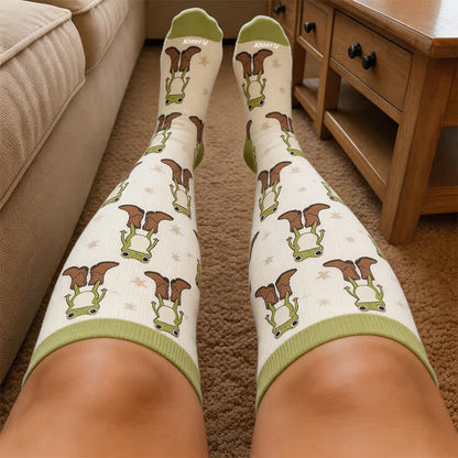 Plusock Plus Size Cowboy Style Animal Compression Socks - image 3