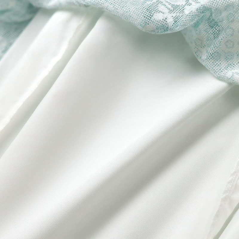 Plusock Sage Eyelet Boho Maxi Dress - image 2