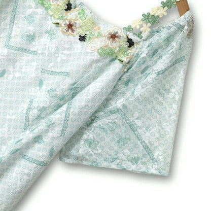 Plusock Sage Eyelet Boho Maxi Dress - image 3