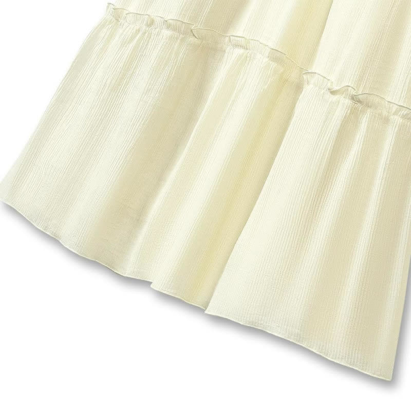 Plusock Boho Tiered Lace Trim Maxi Dress - image 4