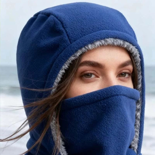 Plusock Fleece Lined Thermal Hooded Scarf - image 0