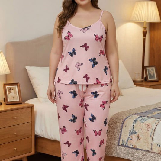 Plusock Butterfly Satin Pajama Set - image 0