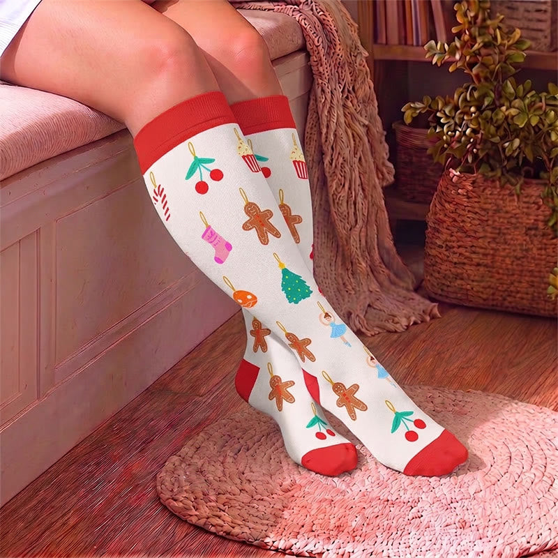 Plusock Plus Size Christmas Character Compression Socks - image 3