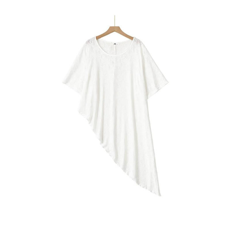 Plusock Airy Asymmetric Maxi Dress Set - Blouse - 6XL - image 2