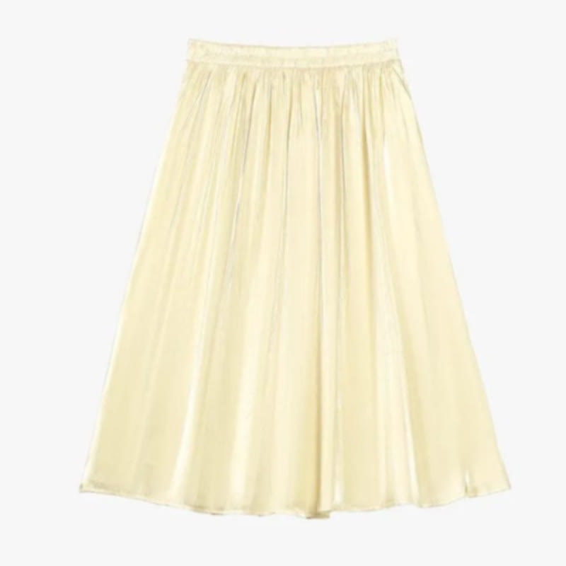Plusock Plus Size Drawstring Top and Flowy Skirt Set - Midi Skirt - 6XL - image 4